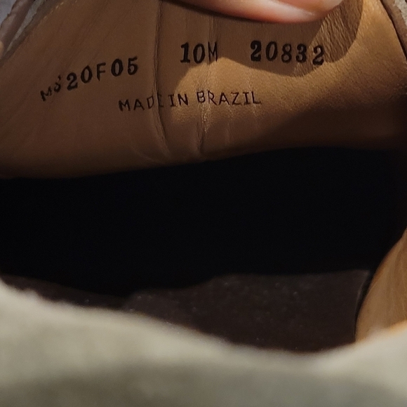 Peter Millar Suede Leather Crown Sneakers Tan & Green Size 10M - Picture 8 of 10